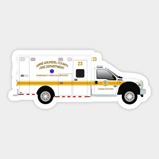 Anne Arundel Fire Department Ambulance Sticker